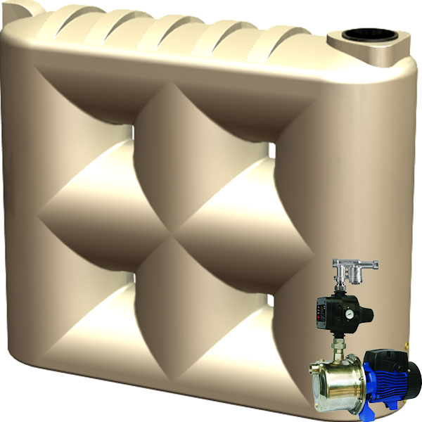 OPTION A 4000 LITRES  Tank and Pump Package
